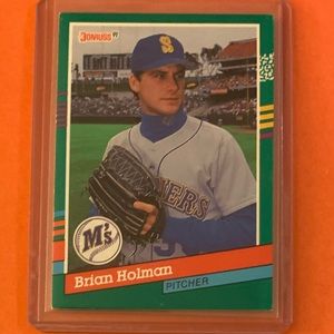 Brian Holman #539 1991 Donruss Baseball Trading Card